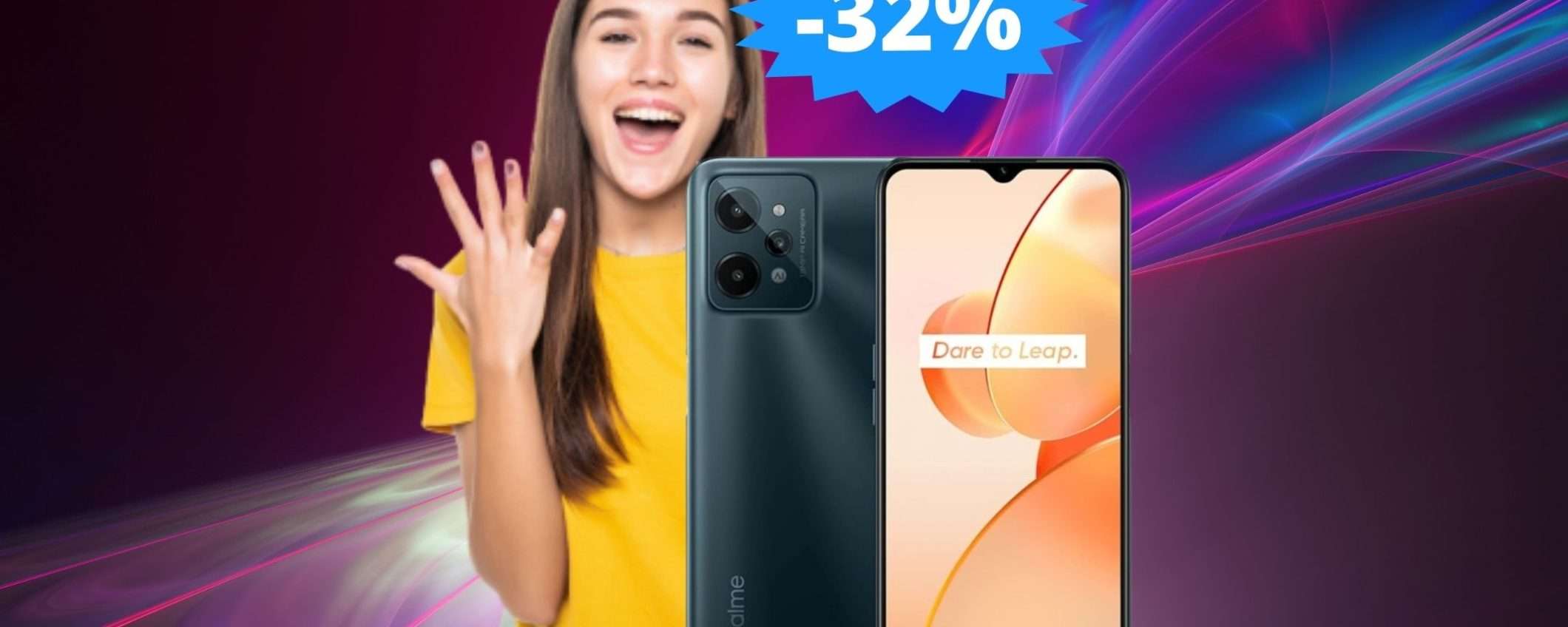 Realme C31: l'OCCASIONE che stavi cercando (-32%) Realme C31: l'OCCASIONE che stavi cercando (-32%)