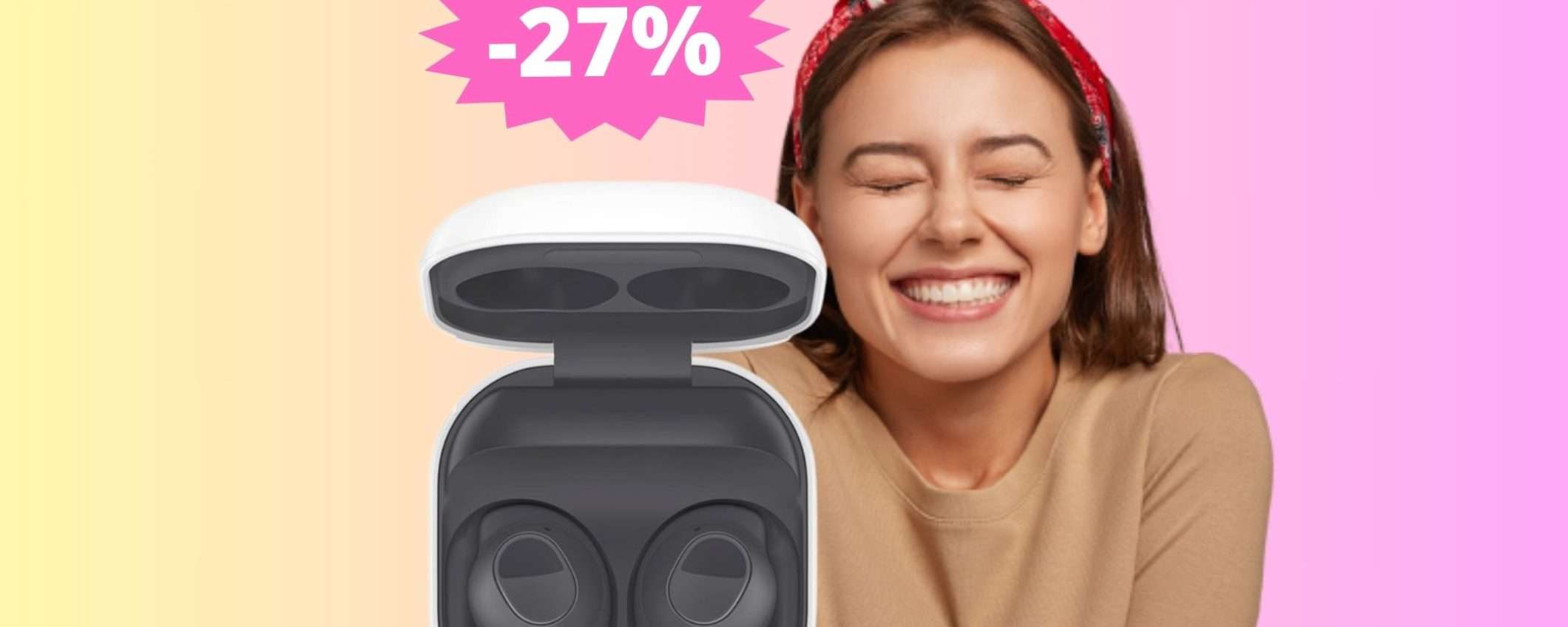 Samsung Galaxy Buds FE: AFFARE Amazon di fine anno (-27%) Samsung Galaxy Buds FE: AFFARE Amazon di fine anno (-27%)