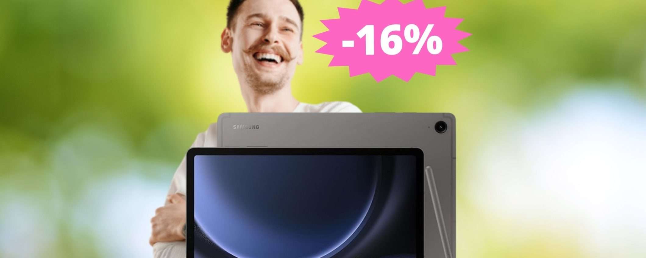 Samsung Galaxy Tab S9 FE: un'OFFERTA che sta andando a ruba Samsung Galaxy Tab S9 FE: un'OFFERTA che sta andando a ruba