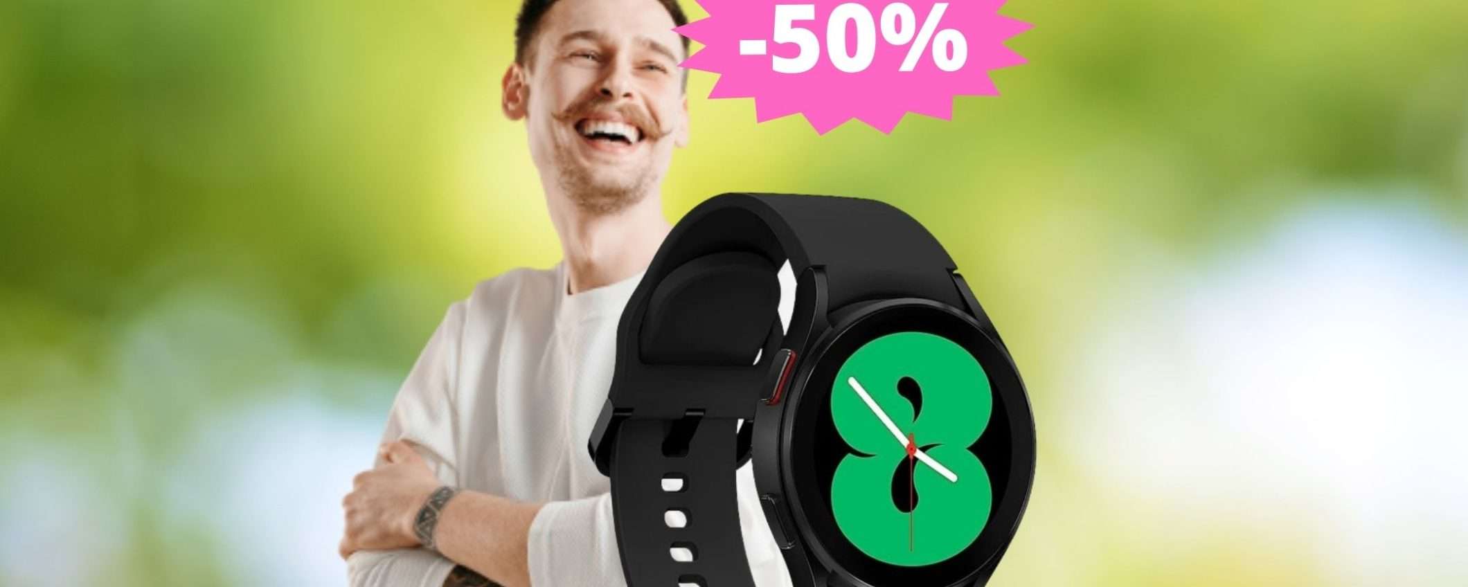Samsung Galaxy Watch4: un AFFARE da non perdere (-50%) Samsung Galaxy Watch4: un AFFARE da non perdere (-50%)
