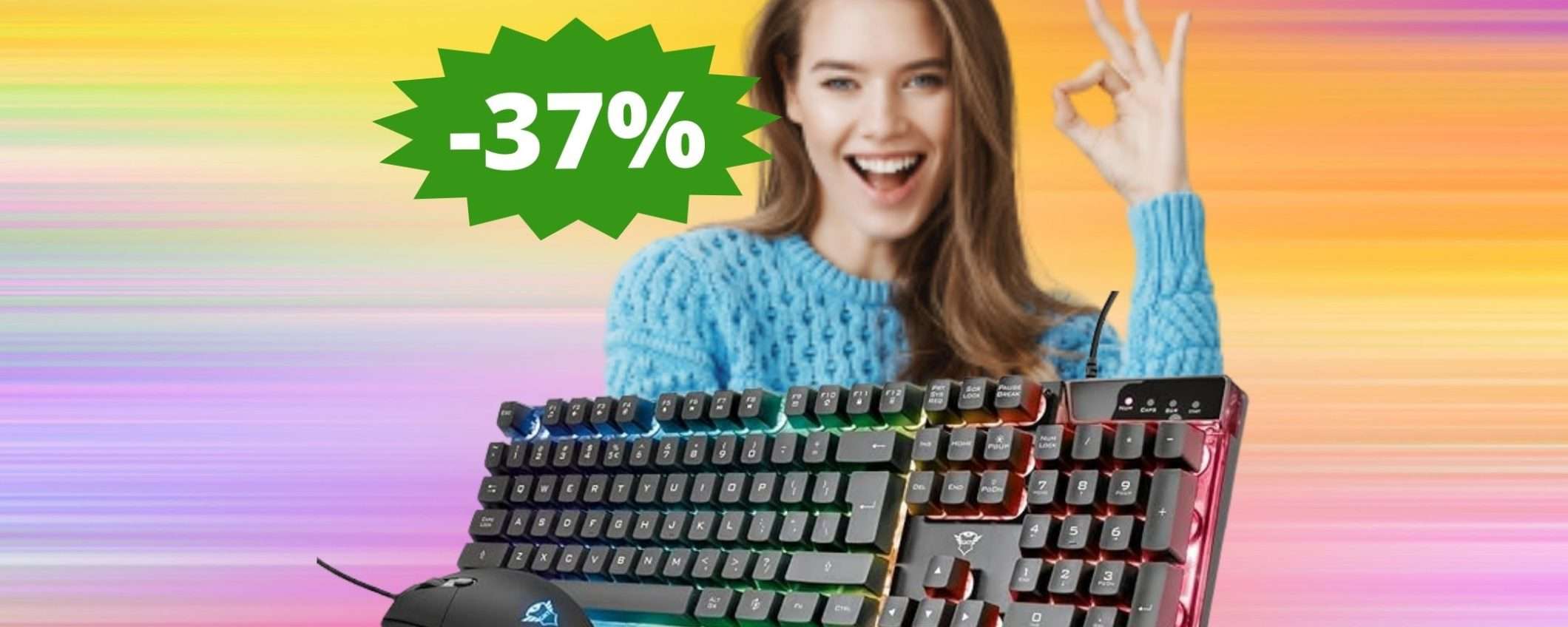 Trust Gaming GXT 838 Azor: la combo perfetta in SUPER sconto Trust Gaming GXT 838 Azor: la combo perfetta in SUPER sconto