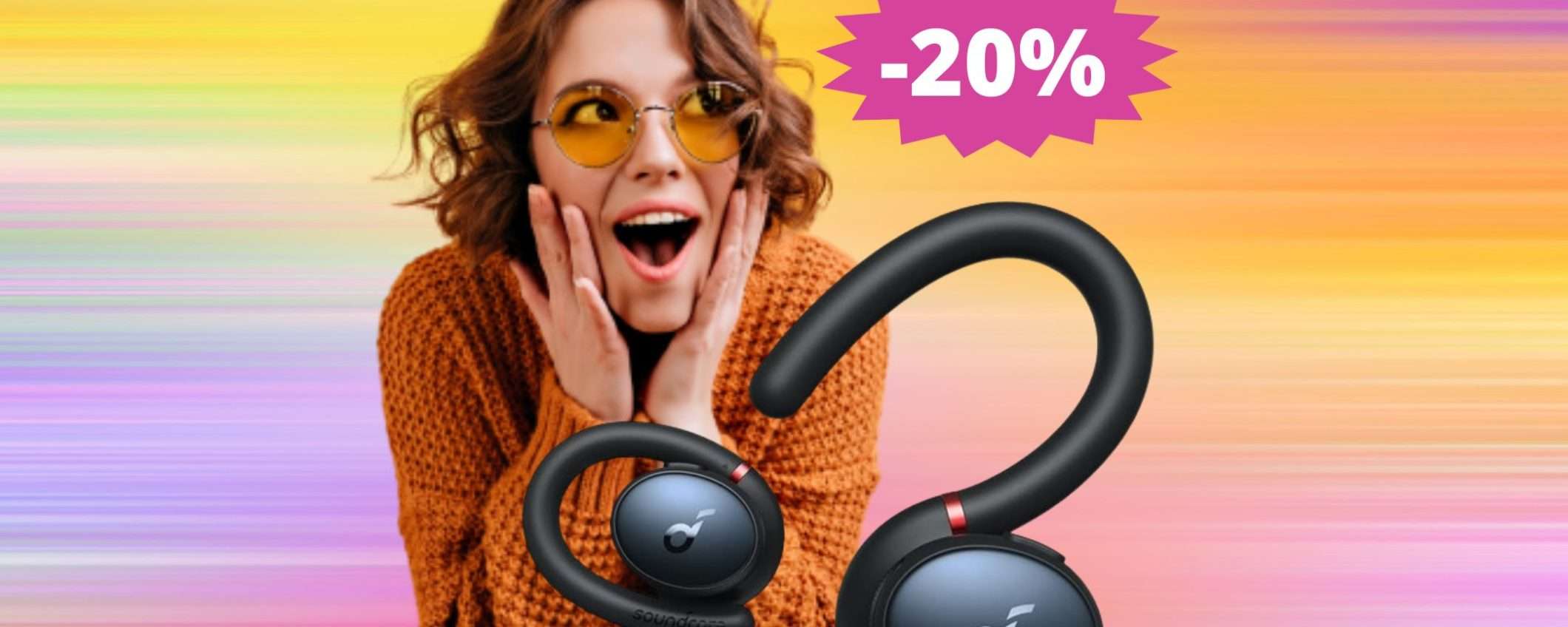 Soundcore Sport X10: un'OCCASIONE da prendere al volo (-20%) Soundcore Sport X10: un'OCCASIONE da prendere al volo (-20%)