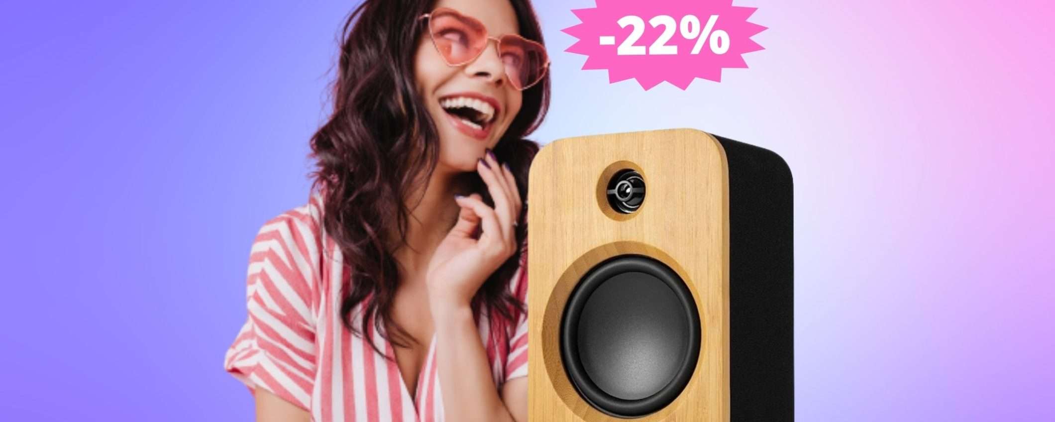 Speaker House of Marley: SUPER sconto del 22% su Amazon Speaker House of Marley: SUPER sconto del 22% su Amazon