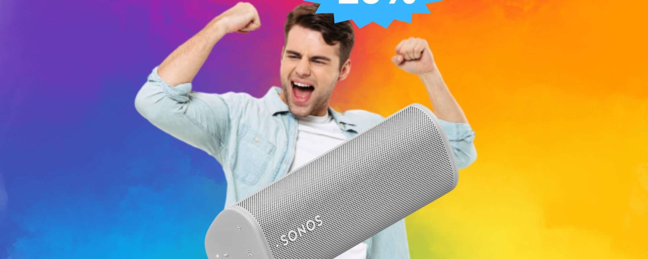 Speaker Sonos Roam: SUPER sconto del 26% su Amazon Speaker Sonos Roam: SUPER sconto del 26% su Amazon