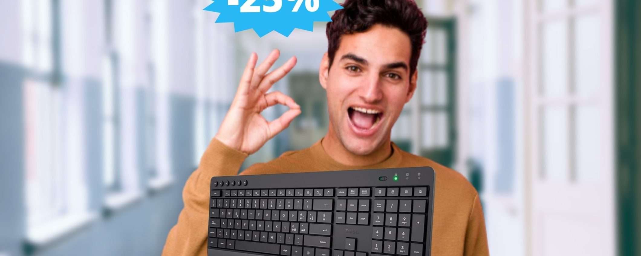 Trust Trezo: mouse e tastiera di alta qualità in MEGA sconto Trust Trezo: mouse e tastiera di alta qualità in MEGA sconto
