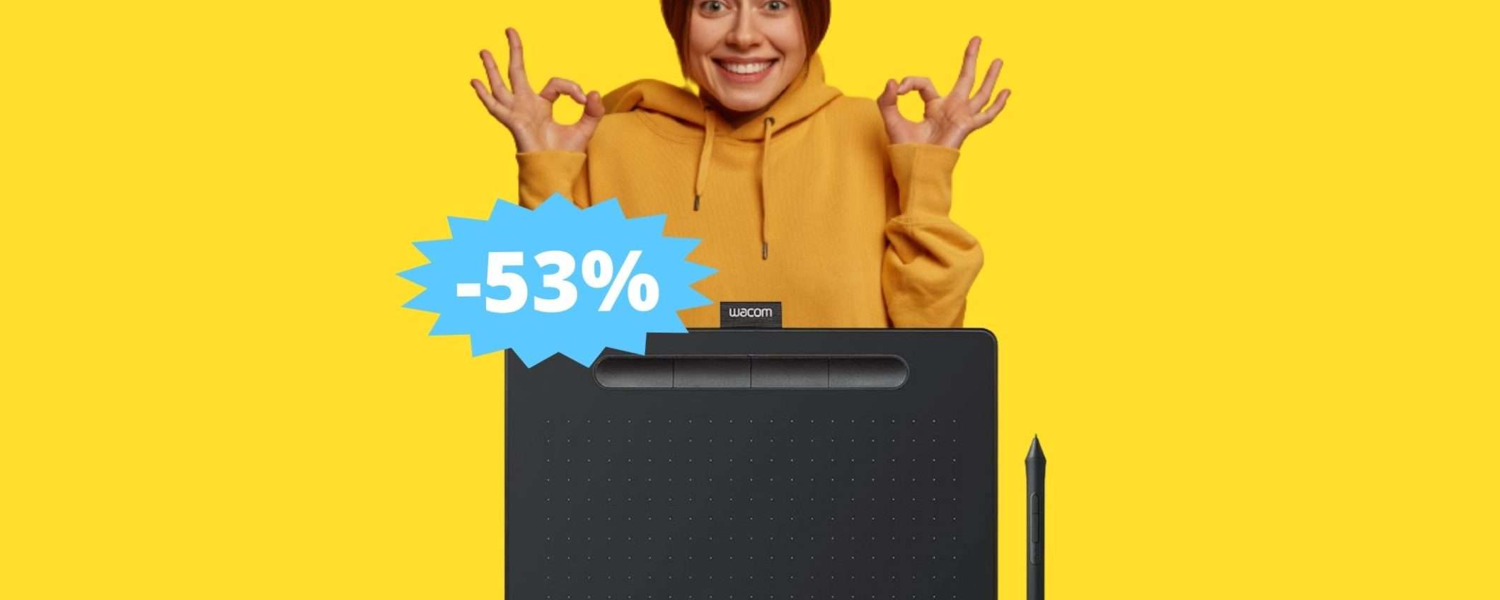 Wacom Intuos Medium: sconto FOLLE del 53% su Amazon Wacom Intuos Medium: sconto FOLLE del 53% su Amazon