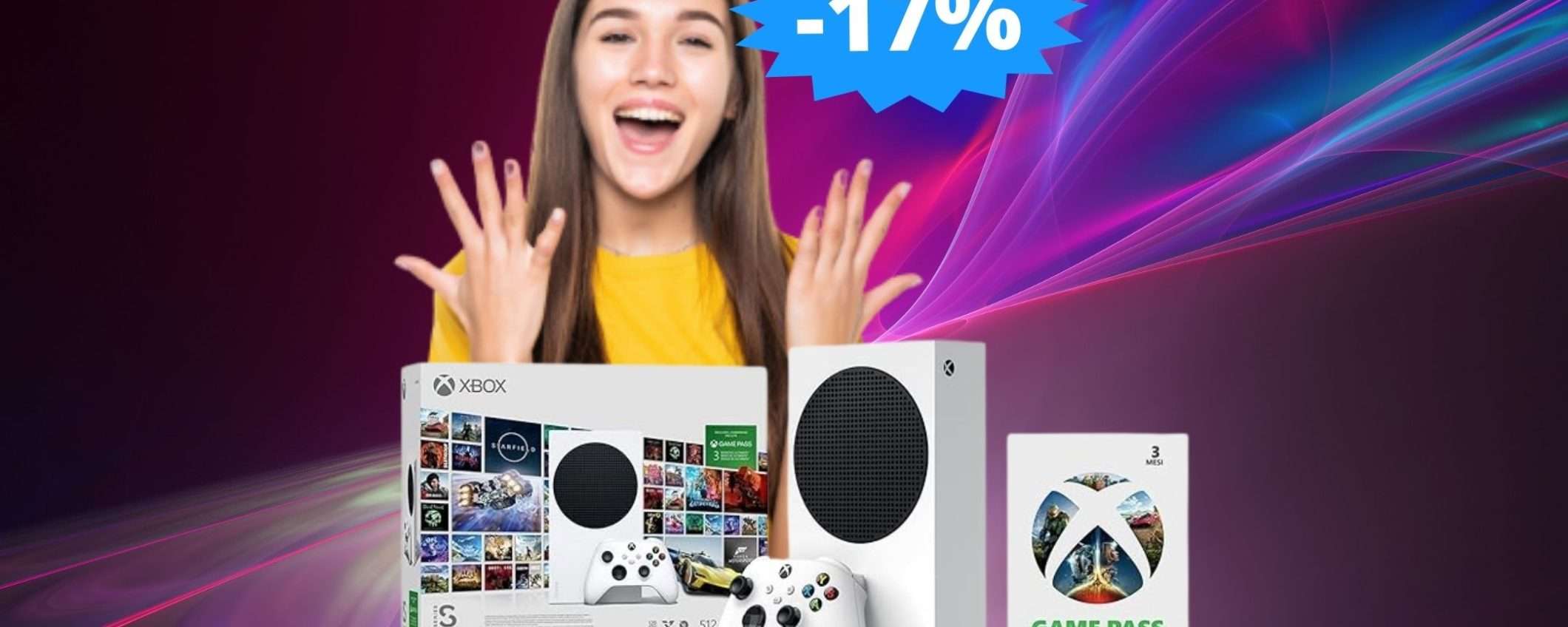 Xbox Series S + 3 mesi di Game Pass Ultimate: il regalo perfetto per Natale Xbox Series S + 3 mesi di Game Pass Ultimate: il regalo perfetto per Natale
