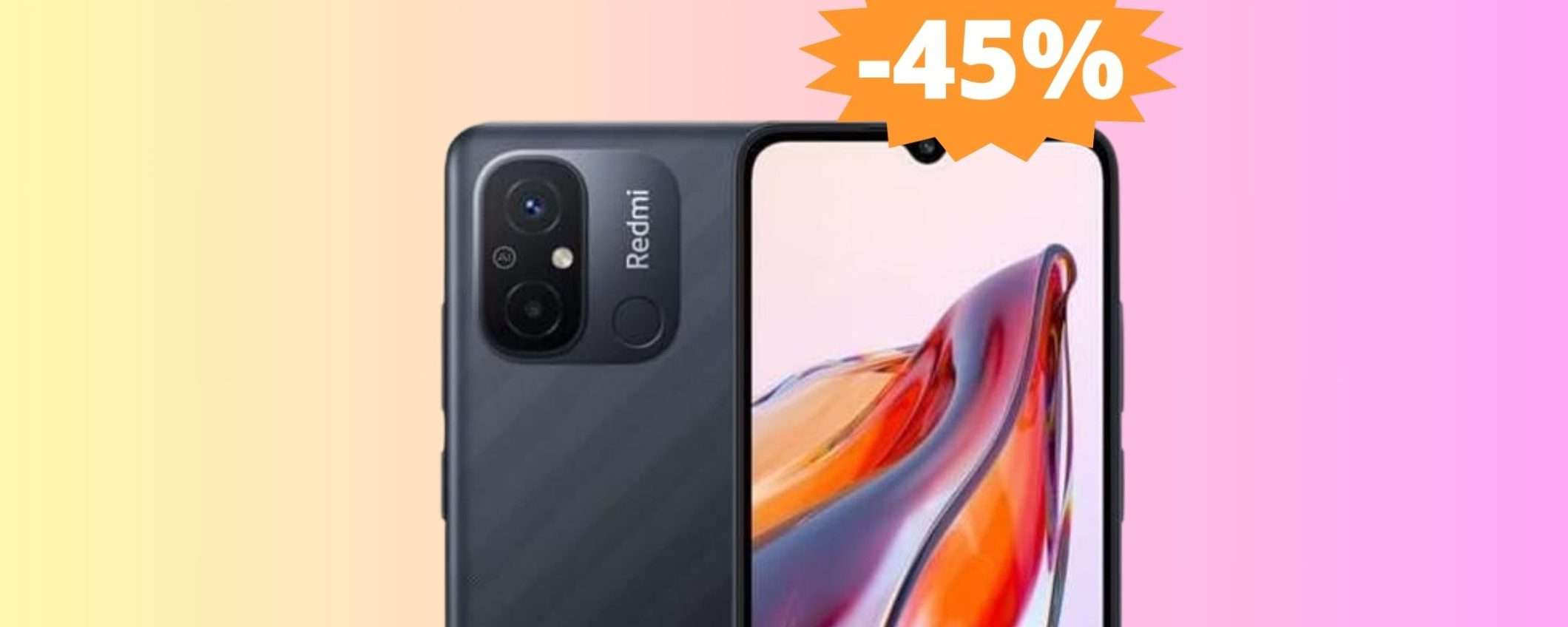 Xiaomi Redmi 12C: sconto IRRESISTIBILE del 45% Xiaomi Redmi 12C: sconto IRRESISTIBILE del 45%
