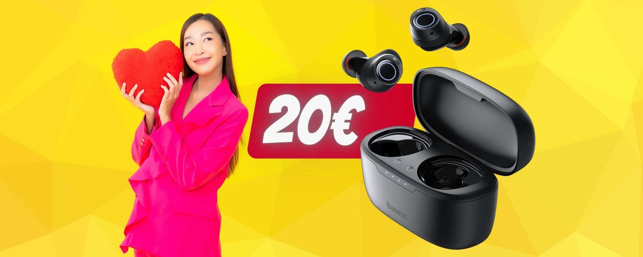 Cuffiette Bluetooth con cancellazione rumore e 140h di autonomia Cuffiette Bluetooth con cancellazione rumore e 140h di autonomia
