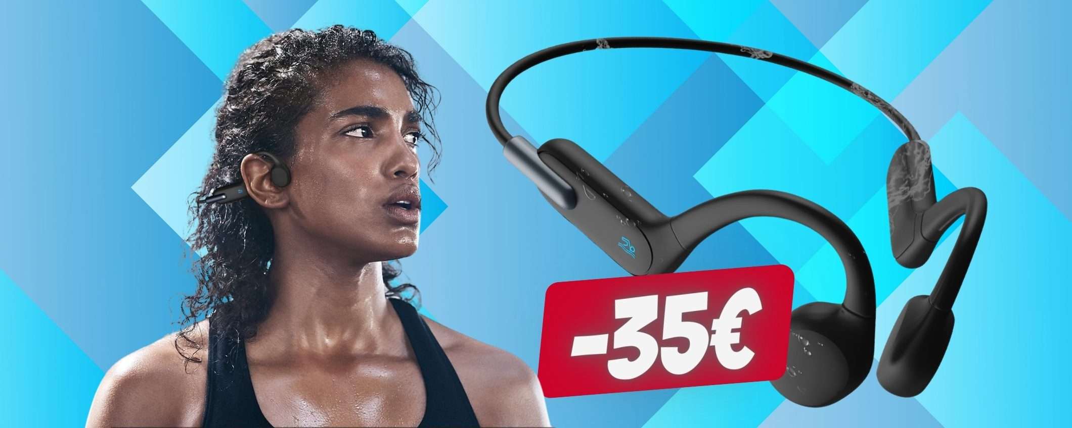 Cuffiette Bluetooth per nuoto al PREZZO più BASSO di SEMPRE Cuffiette Bluetooth per nuoto al PREZZO più BASSO di SEMPRE