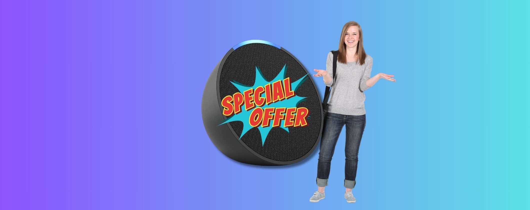 Echo Pop al MIGLIOR PREZZO su MediaWorld