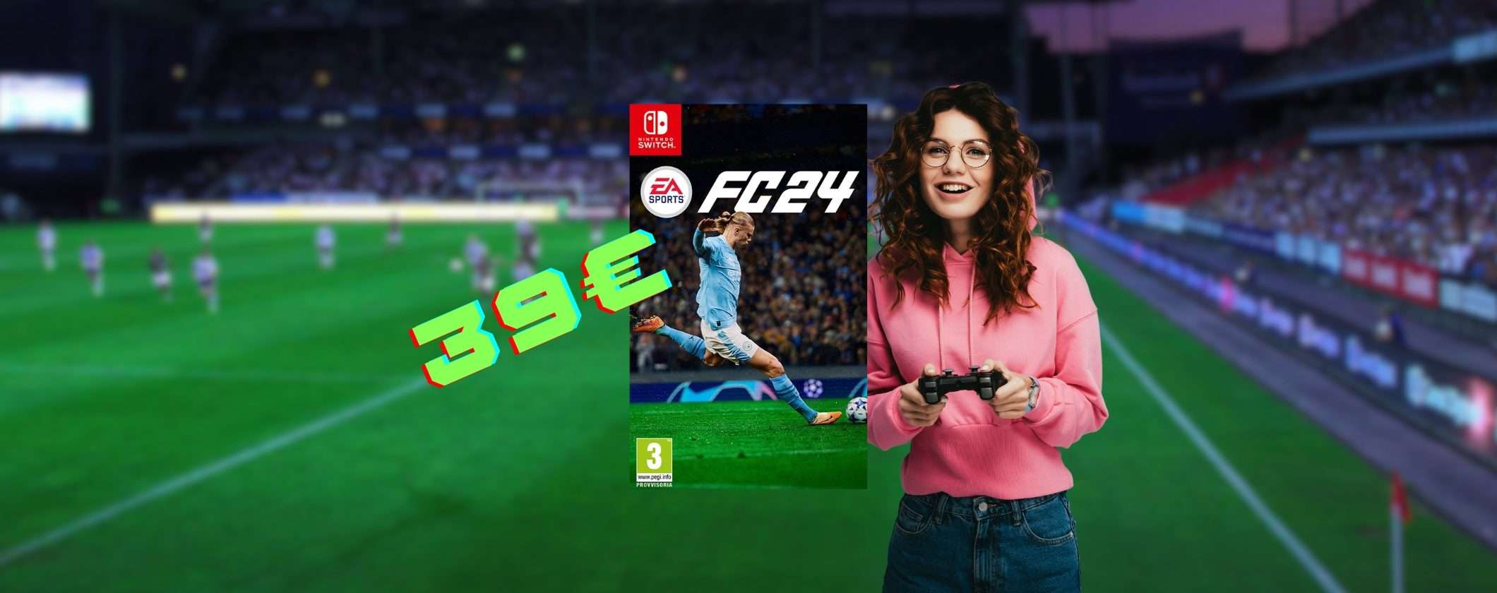 FC24 per Nintendo Switch: ottima IDEA REGALO, ora a soli 39€ FC24 per Nintendo Switch: ottima IDEA REGALO, ora a soli 39€