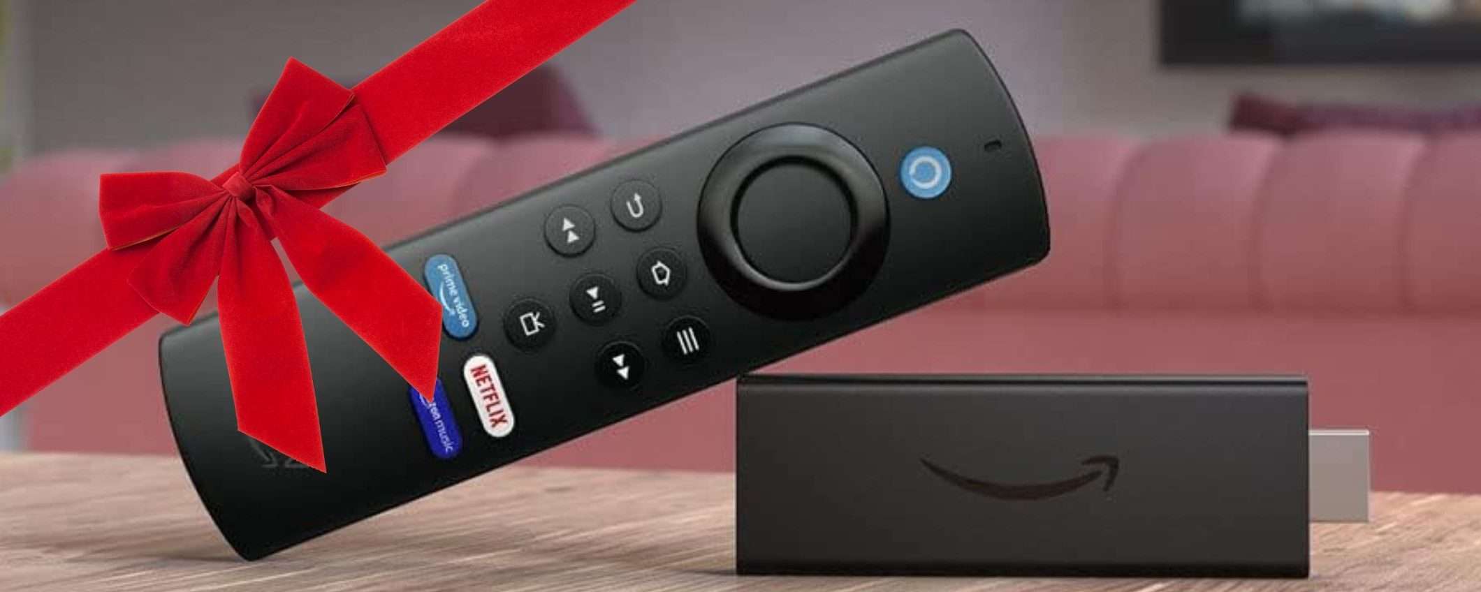 Fire TV Stick da 22€ su Amazon: il regalo di Natale tech PERFETTO Fire TV Stick da 22€ su Amazon: il regalo di Natale tech PERFETTO