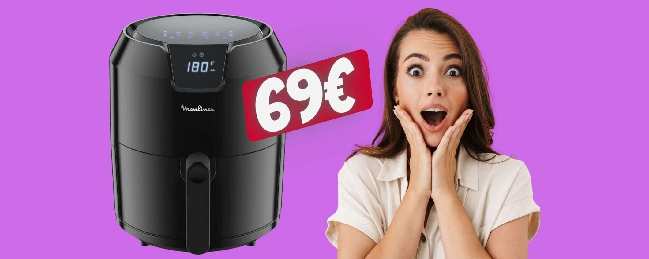 Friggitrice ad aria da 4,2L a PREZZO REGALO su Amazon, solo 69€ Friggitrice ad aria da 4,2L a PREZZO REGALO su Amazon, solo 69€