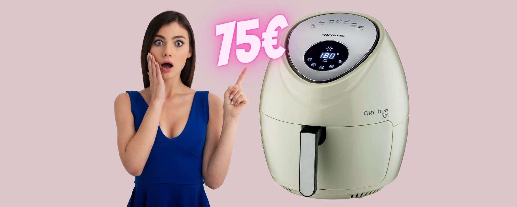 Friggitrice ad aria super compatta da 5,5L: Ariete OUTLET su Amazon Friggitrice ad aria super compatta da 5,5L: Ariete OUTLET su Amazon