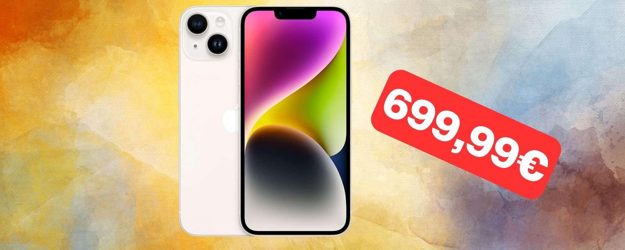 iPhone 14 è il tuo regalo di Natale: offerta Amazon al MINIMO STORICO (699€) iPhone 14 è il tuo regalo di Natale: offerta Amazon al MINIMO STORICO (699€)