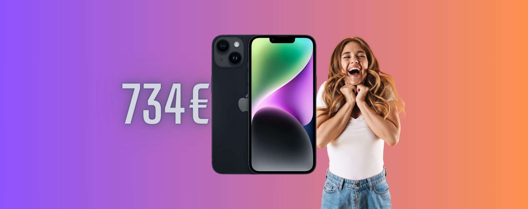 iPhone 14: solo 734€ in QUESTO MOMENTO su eBay iPhone 14: solo 734€ in QUESTO MOMENTO su eBay