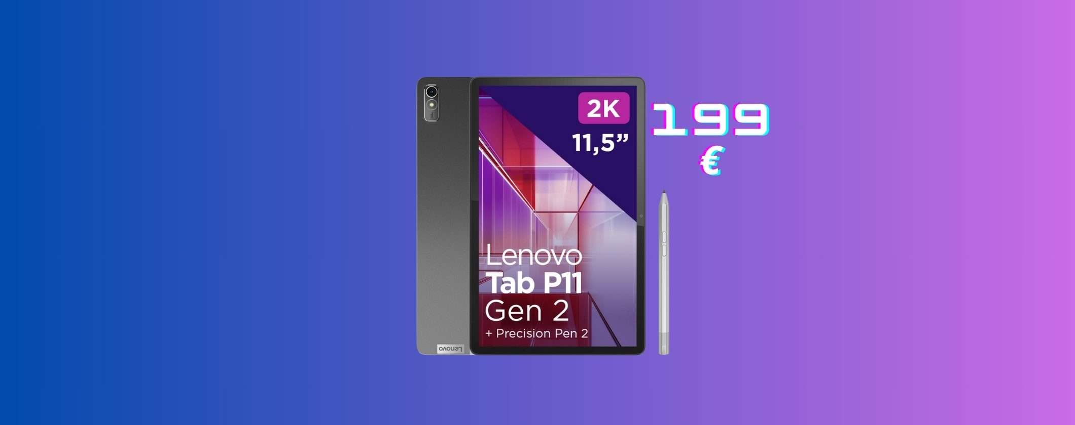 Lenovo Tab P11 2 con Precision Pen 2: solo 199€ su Unieuro Lenovo Tab P11 2 con Precision Pen 2: solo 199€ su Unieuro