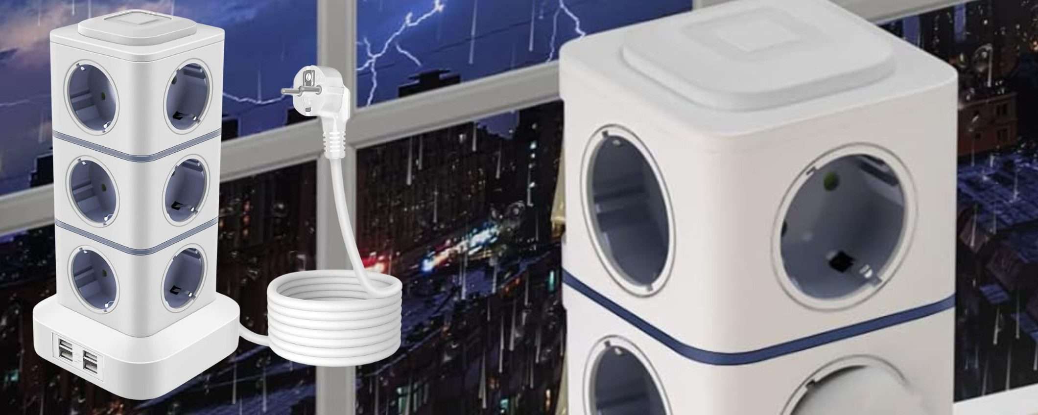Multipresa 16 in 1 a torre a prezzo SENSAZIONALE su Amazon (17€) Multipresa 16 in 1 a torre a prezzo SENSAZIONALE su Amazon (17€)