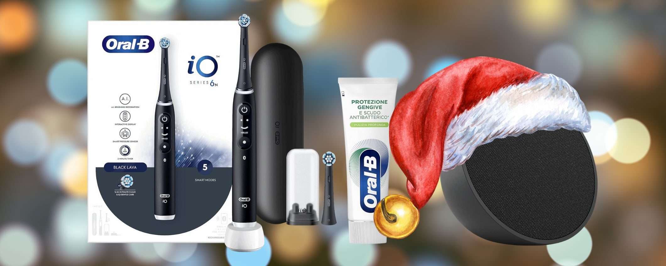 Oral-B iO6: spazzolino con intelligenza artificiale SCONTATISSIMO con OMAGGIO Oral-B iO6: spazzolino con intelligenza artificiale SCONTATISSIMO con OMAGGIO