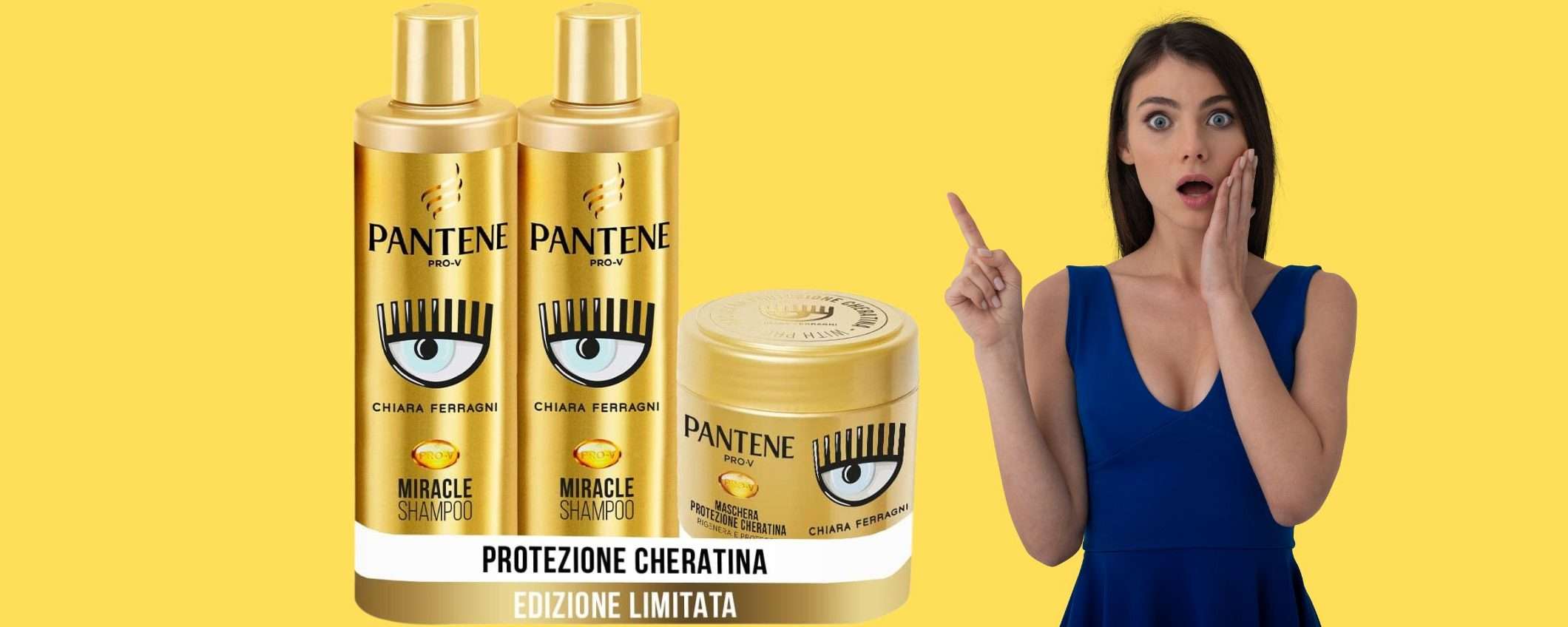Pantene Pro-V by Chiara Ferragni Miracle Shampoo a soli €8,75: offerta incredibile Amazon