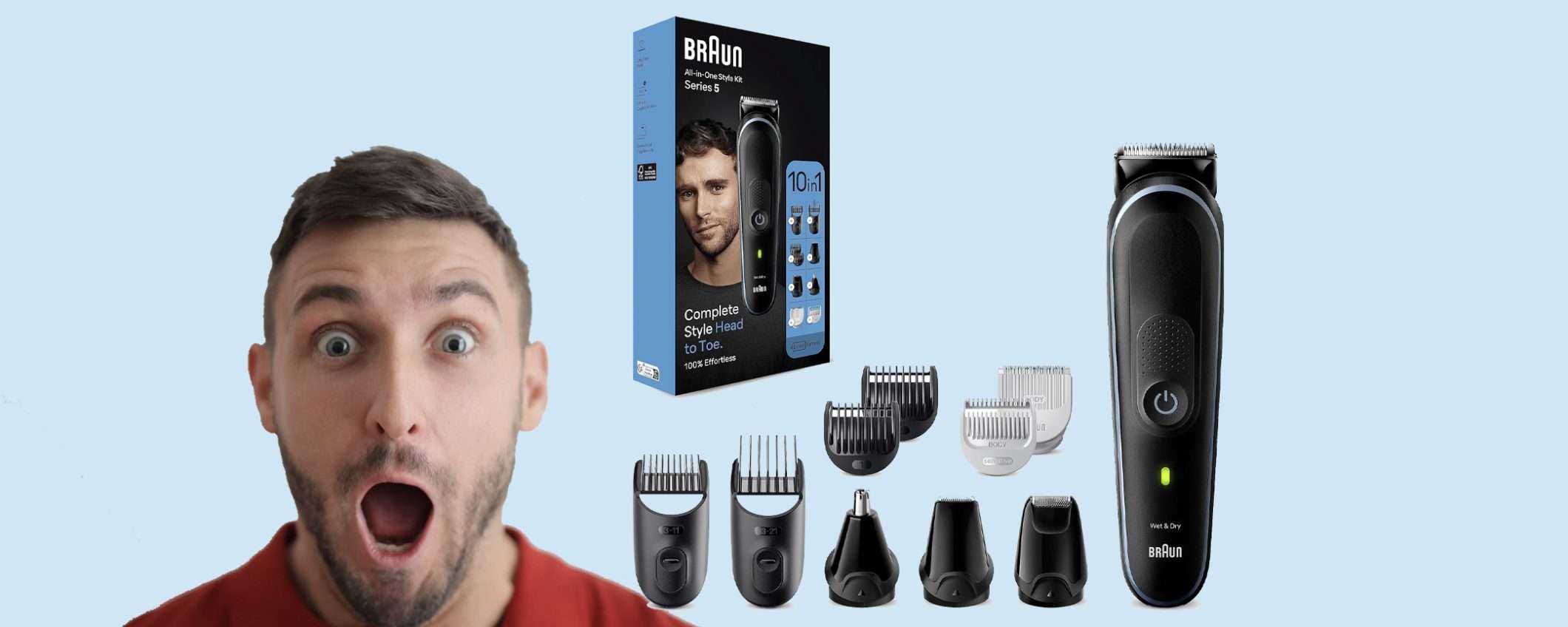 Braun, il prezzo del regola barba 10-in-1 CROLLA: look sempre curato a 360 gradi Braun, il prezzo del regola barba 10-in-1 CROLLA: look sempre curato a 360 gradi