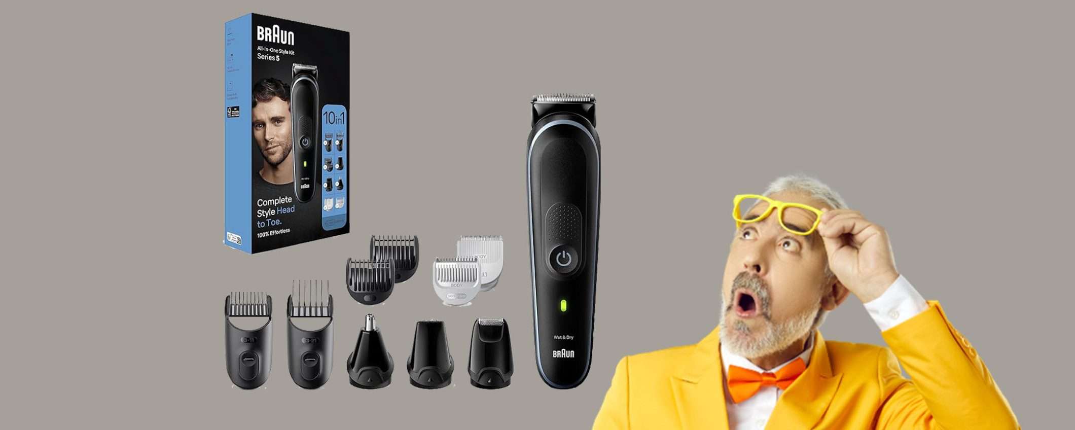 Rasoio elettrico per barba e capelli Braun in offerta TOP su Amazon Rasoio elettrico per barba e capelli Braun in offerta TOP su Amazon
