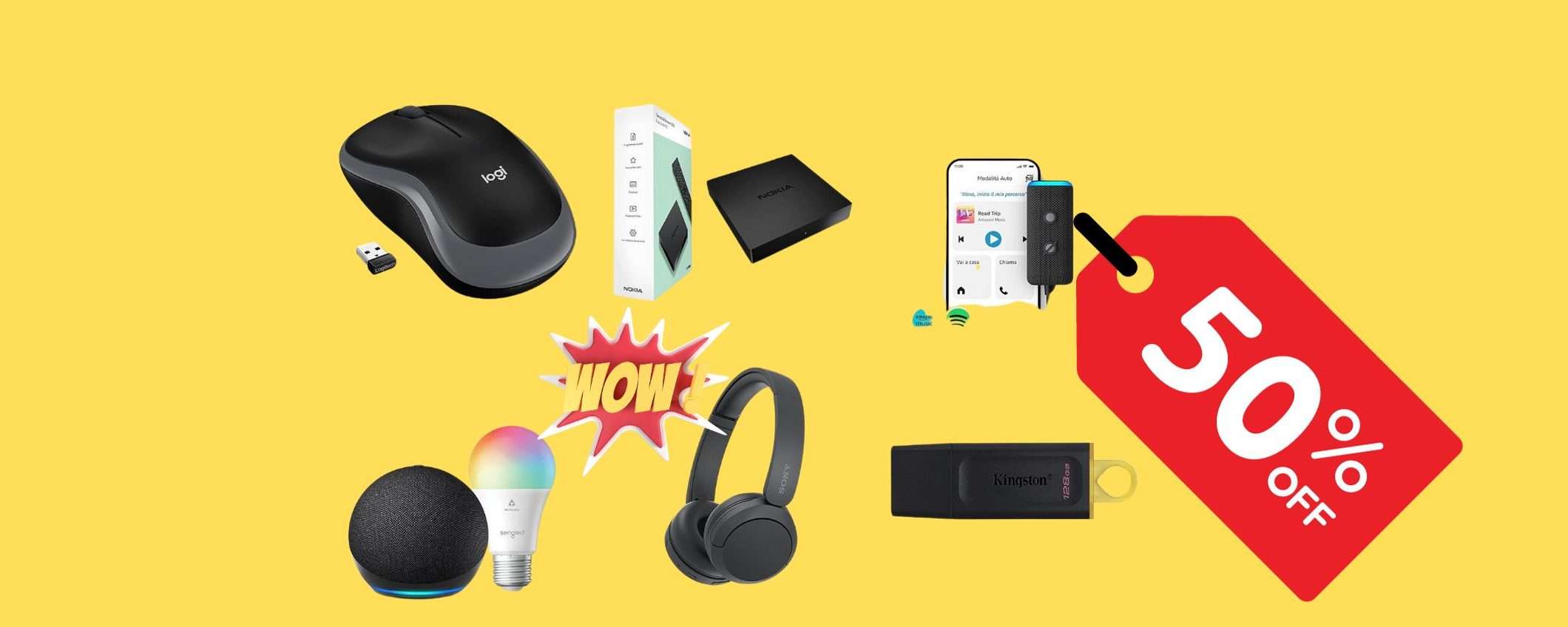 Amazon SOTTOCOSTO TECH di fine anno: 10 prodotti con sconti fino al 50% Amazon SOTTOCOSTO TECH di fine anno: 10 prodotti con sconti fino al 50%