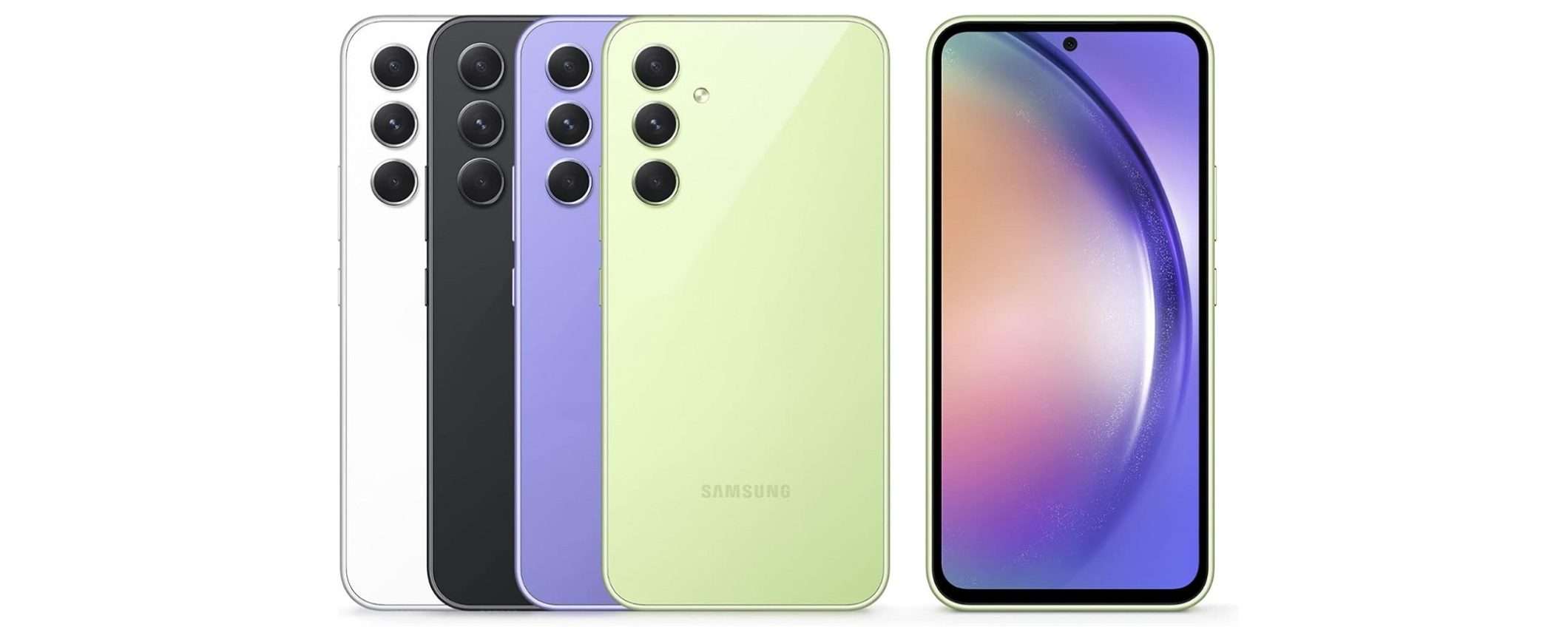Samsung Galaxy A54 è in offerta, venduto e spedito da Amazon (-130€) Samsung Galaxy A54 è in offerta, venduto e spedito da Amazon (-130€)