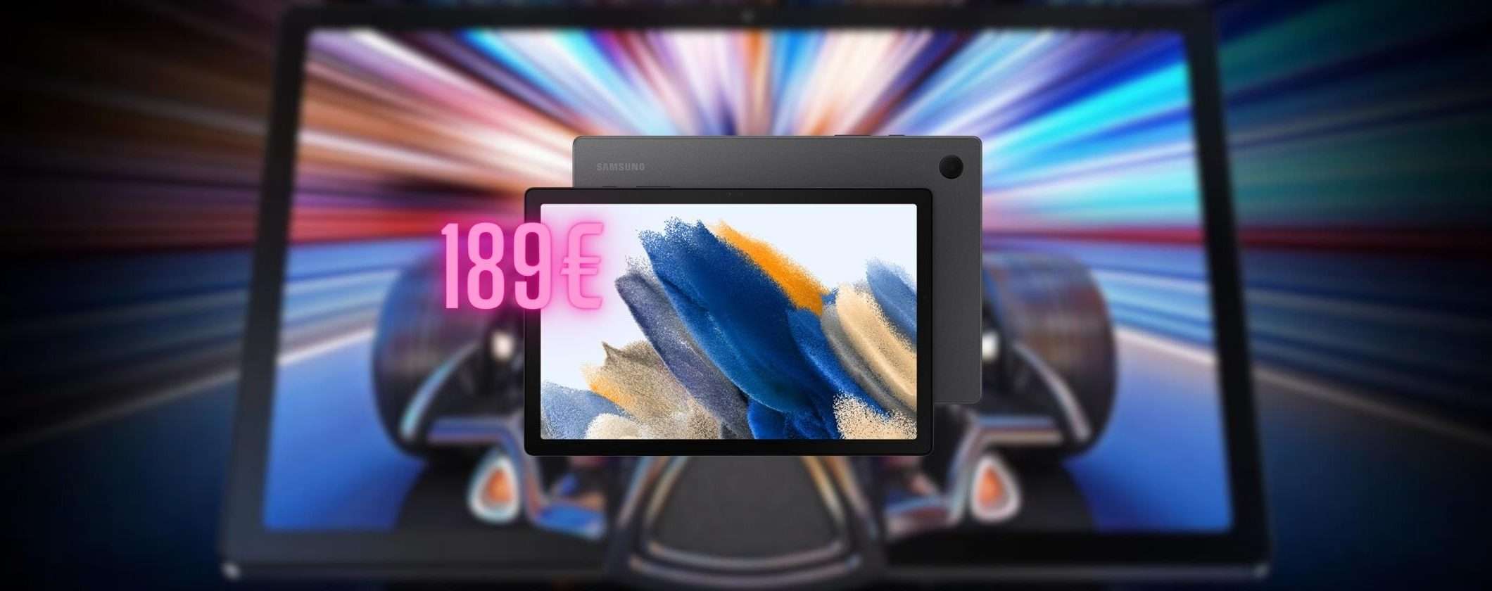 Samsung Galaxy Tab A8 LTE, mai più senza rete: oggi a 189€ Samsung Galaxy Tab A8 LTE, mai più senza rete: oggi a 189€