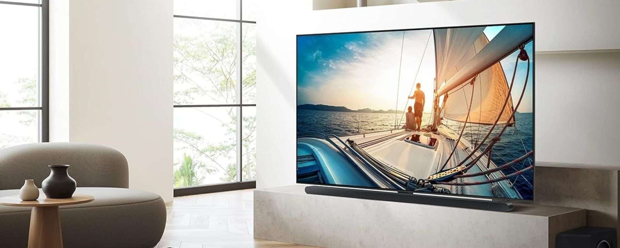 Questo TV Samsung QLED da 50 pollici è in SUPER OFFERTA su Amazon (-30%) Questo TV Samsung QLED da 50 pollici è in SUPER OFFERTA su Amazon (-30%)