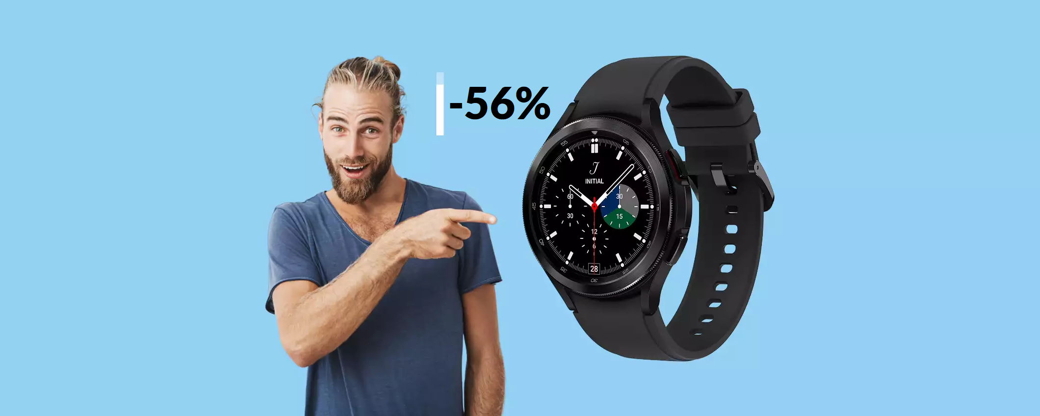 Samsung Galaxy Watch 4 Classic a meno di METÀ prezzo (175€)