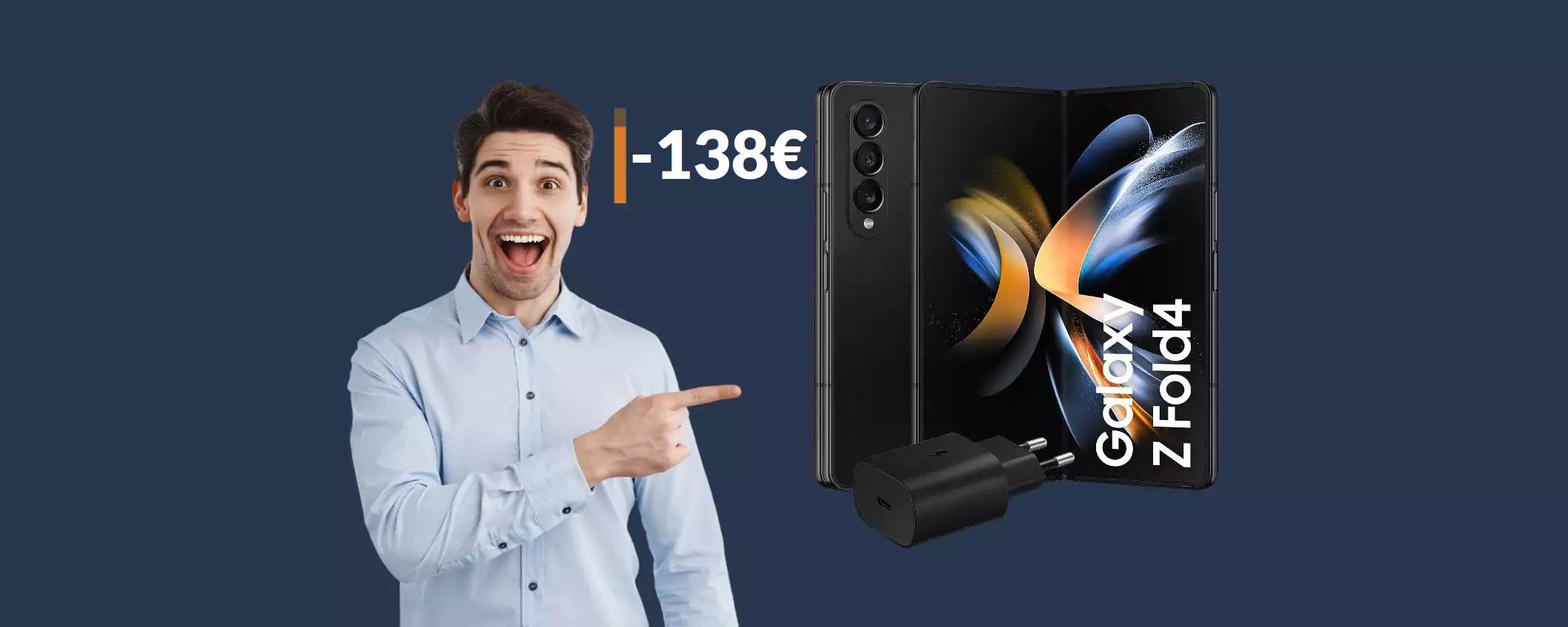Samsung Galaxy Z Fold4 5G: oggi è tuo SCONTATO di ben 138€