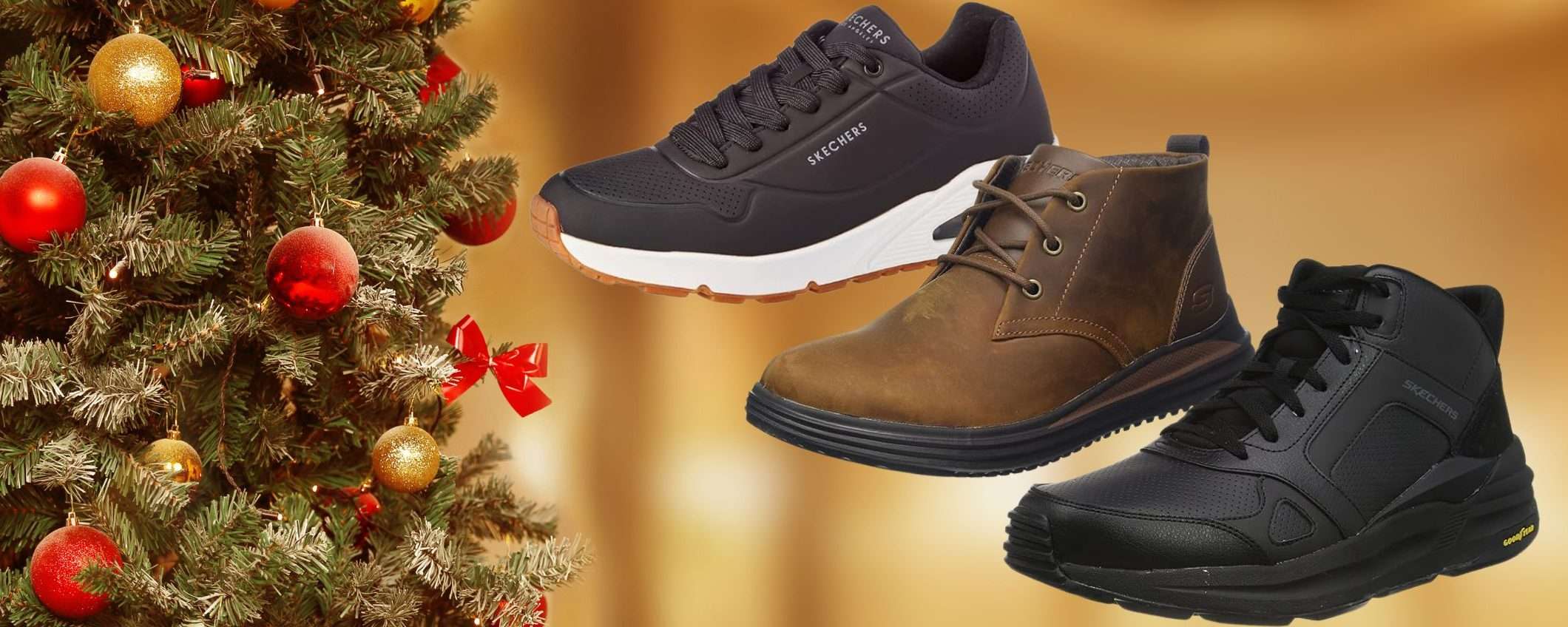 Scarpe Skechers sotto l'albero: FUORITUTTO su Amazon da 45€ Scarpe Skechers sotto l'albero: FUORITUTTO su Amazon da 45€