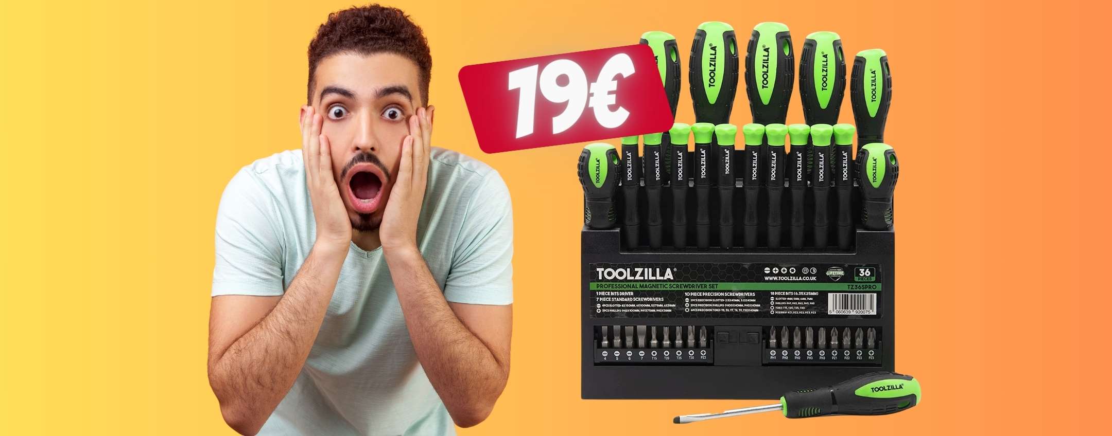 DURATECH Mini Set Cacciaviti Di Precisione 10 Pezzi - Magnetici Con Custodia, Blu