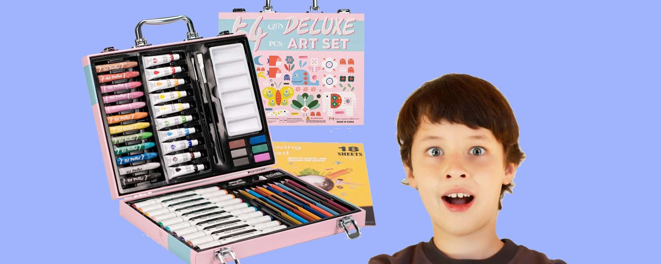 Set da disegno per bambini con colori atossici: sconto WOW(-35%) Set da disegno per bambini con colori atossici: sconto WOW(-35%)