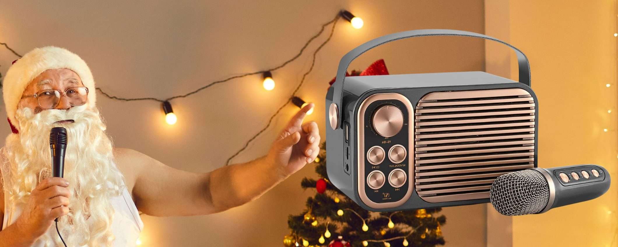 Sistema karaoke COMPLETO a 29,99€: regalo di Natale SPECIALE
