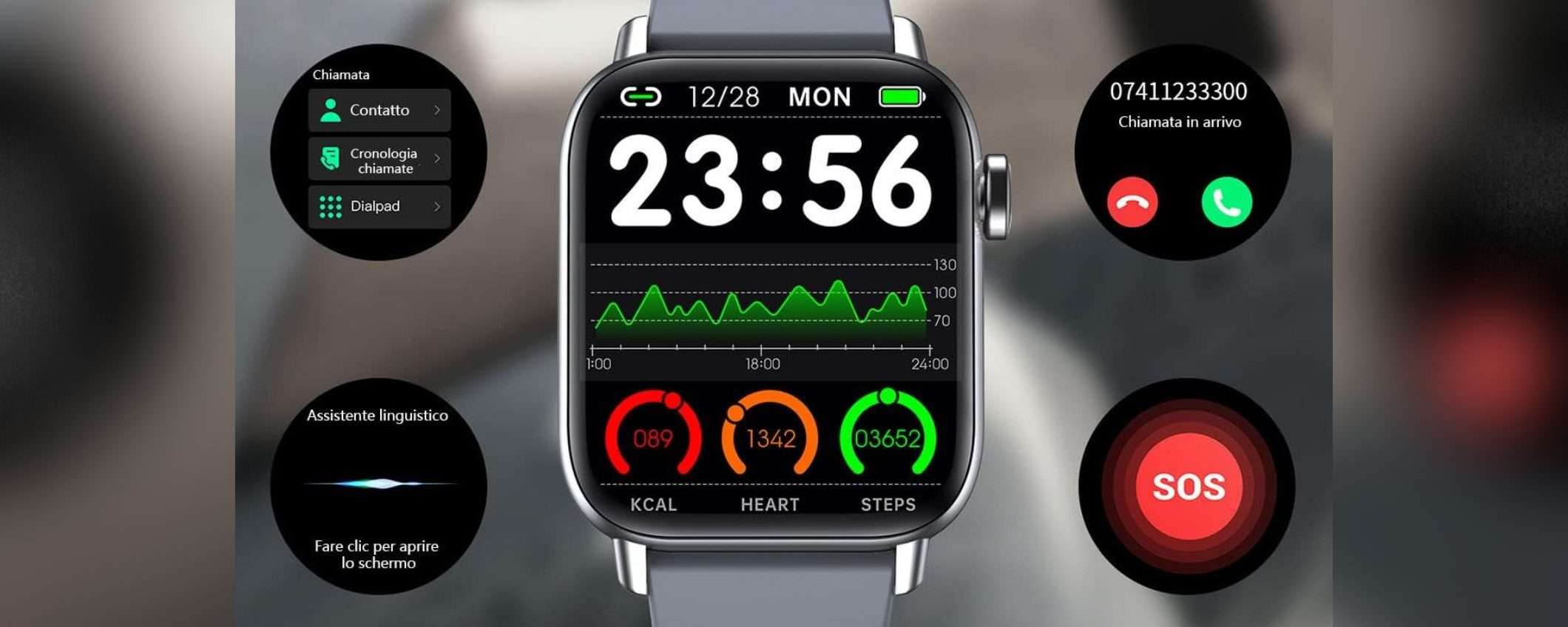 Questo smartwatch a 18€ è un COMPUTER da polso: PAZZESCO Questo smartwatch a 18€ è un COMPUTER da polso: PAZZESCO
