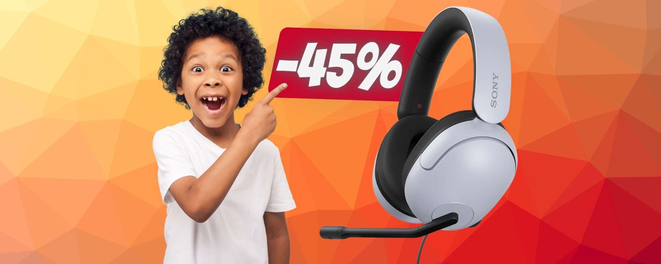Sony INZONE H3: cuffie da Gaming al PREZZO più BASSO di sempre Sony INZONE H3: cuffie da Gaming al PREZZO più BASSO di sempre