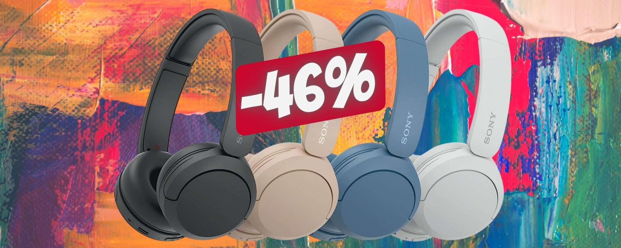Sony WH-CH520: cuffie wireless IRRESISTIBILI in MAXI SCONTO Sony WH-CH520: cuffie wireless IRRESISTIBILI in MAXI SCONTO