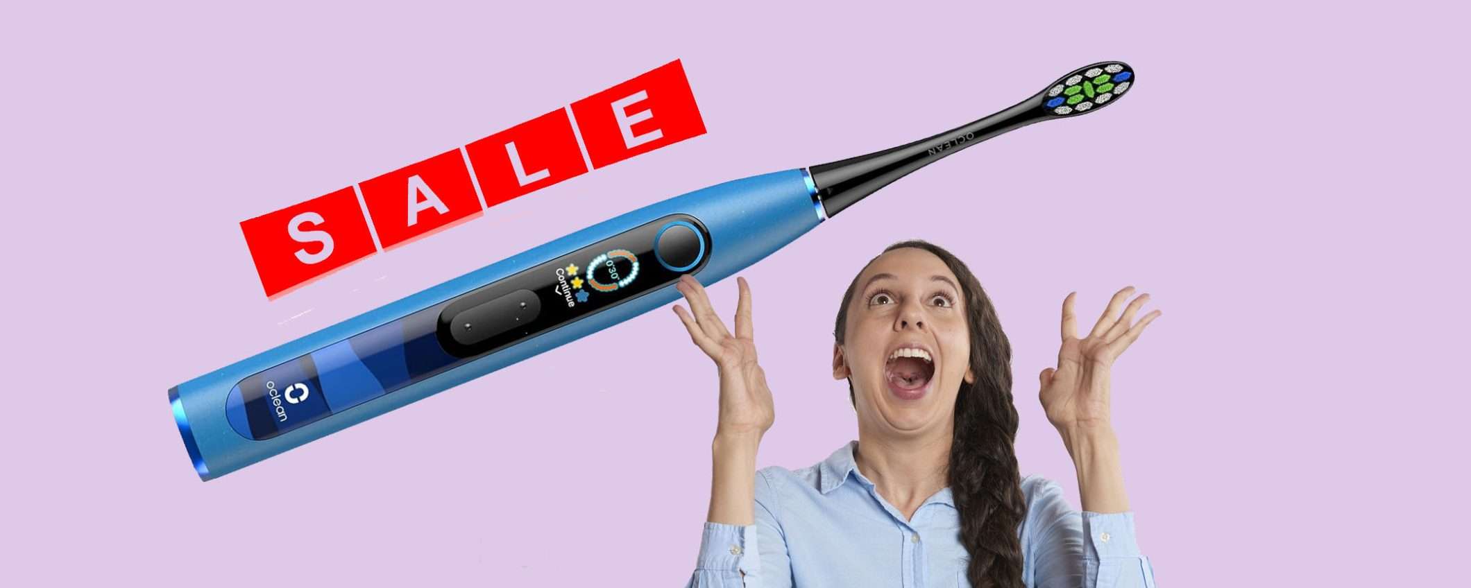 Spazzolino elettrico sonico con 5 modalità di pulizia: sconto coupon SUPER Spazzolino elettrico sonico con 5 modalità di pulizia: sconto coupon SUPER