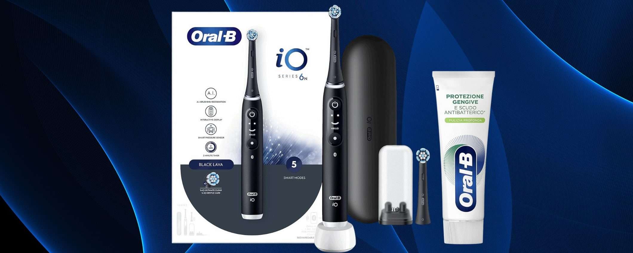 Oral-B iO6 in offerta ad un prezzo pazzesco: pulizia totale e c'è anche il display Oral-B iO6 in offerta ad un prezzo pazzesco: pulizia totale e c'è anche il display