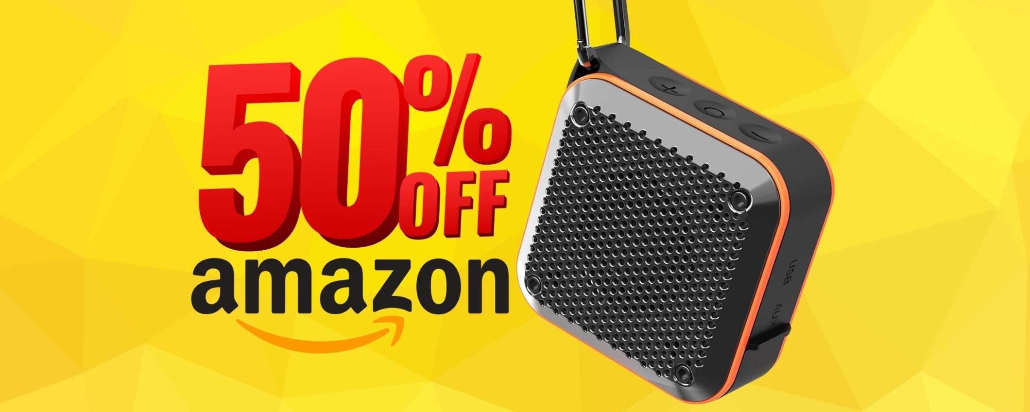 Speaker Bluetooth portatile e impermeabile a POCHISSIMO (14€) Speaker Bluetooth portatile e impermeabile a POCHISSIMO (14€)