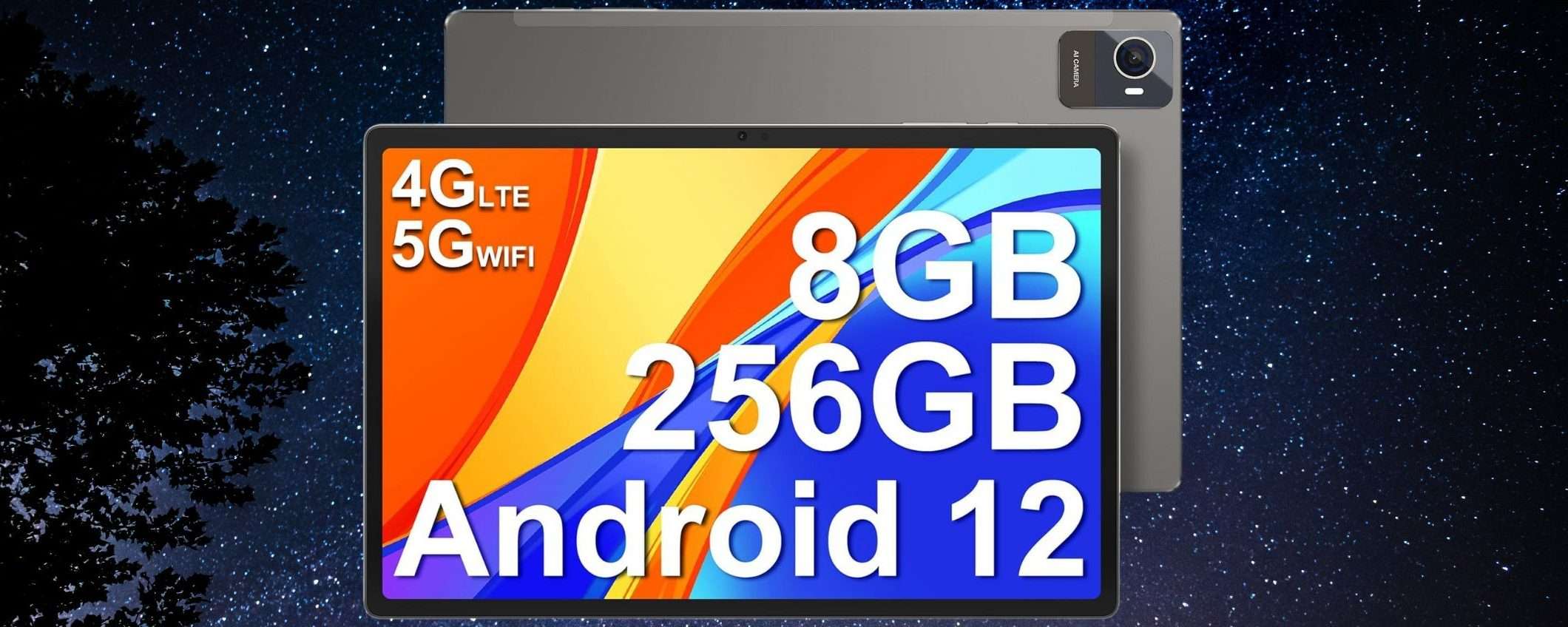Una BESTIA di tablet a 99€ su Amazon: RAM 8GB e storage 256GB (-75%) Una BESTIA di tablet a 99€ su Amazon: RAM 8GB e storage 256GB (-75%)