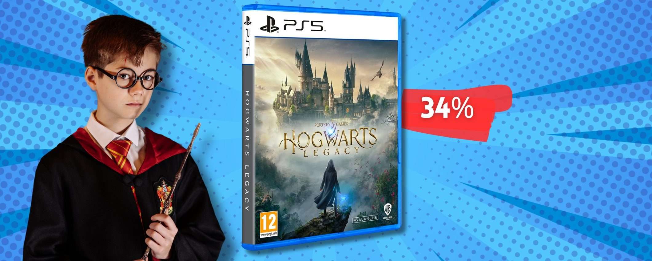 REVELIO offertona per PlayStation 5, porta a casa Hogwarts Legacy