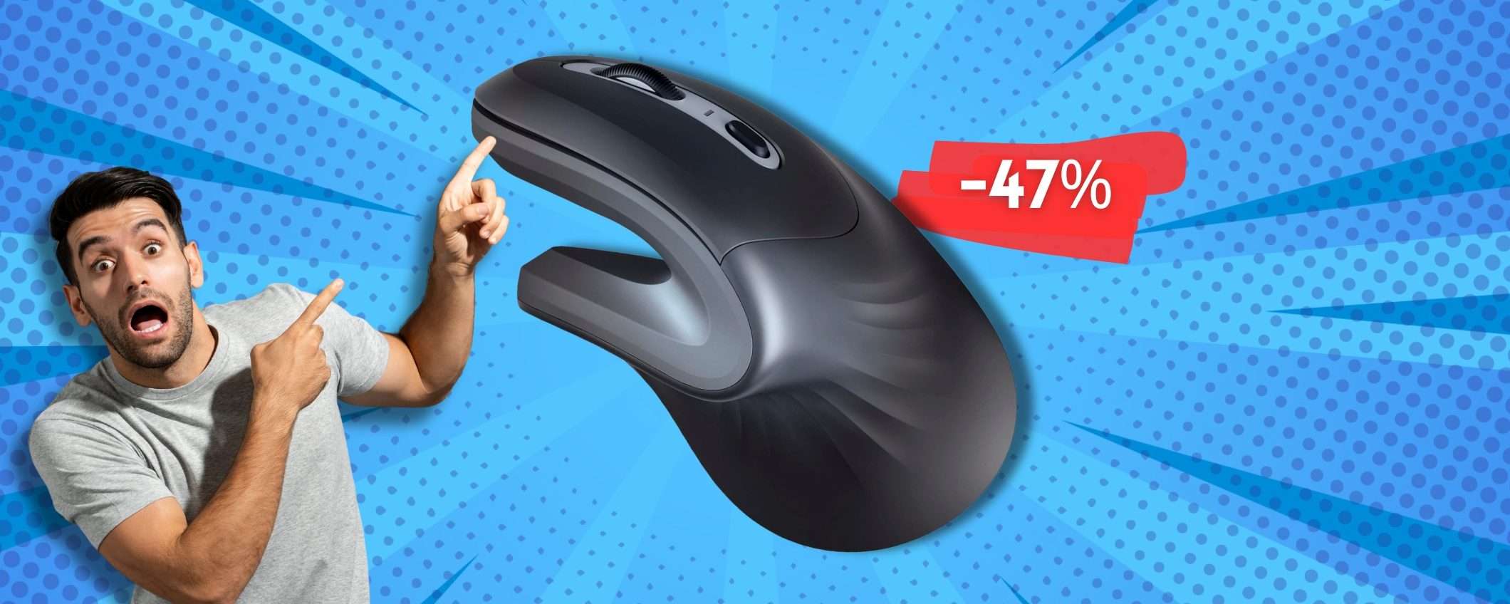 Trust Verro è il mouse per la TUA mano: ergonomico, wireless e SCONTATO Trust Verro è il mouse per la TUA mano: ergonomico, wireless e SCONTATO