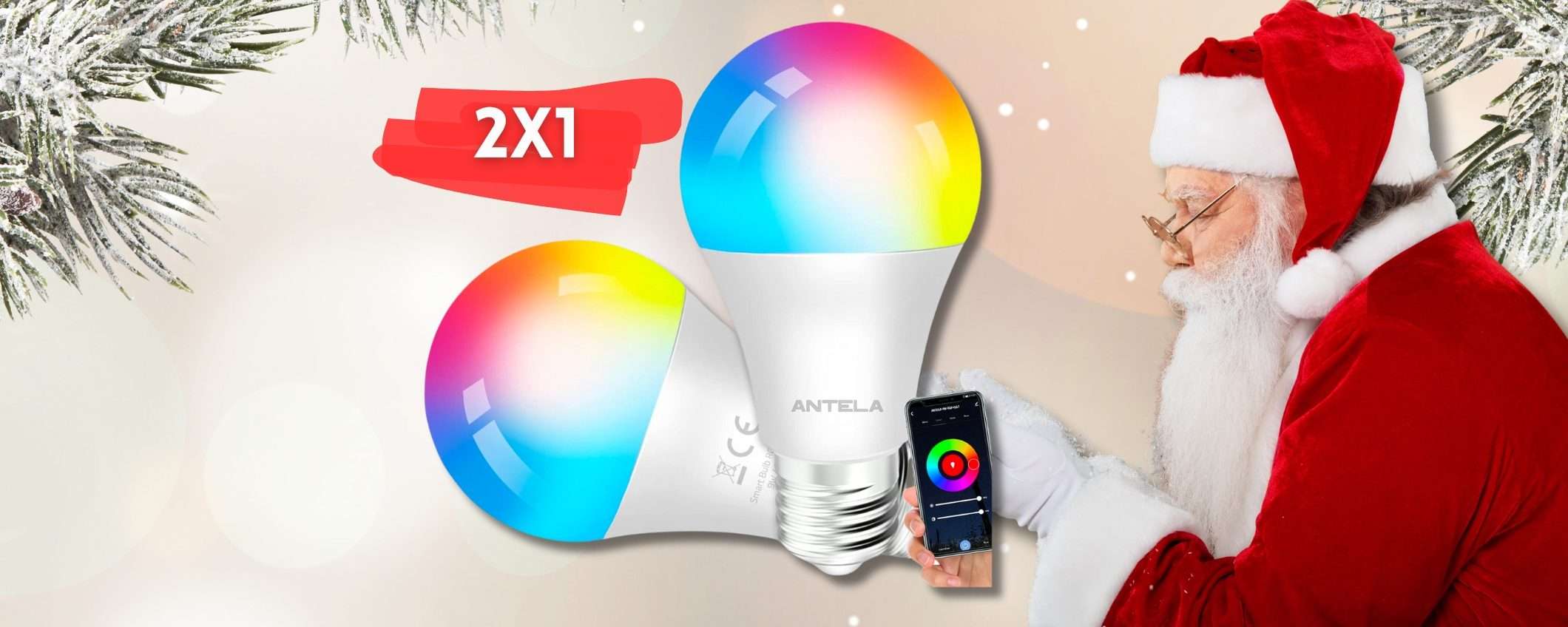 Lampadine LED con attacco E27 e milioni di colori: Alexa e Google Lampadine LED con attacco E27 e milioni di colori: Alexa e Google