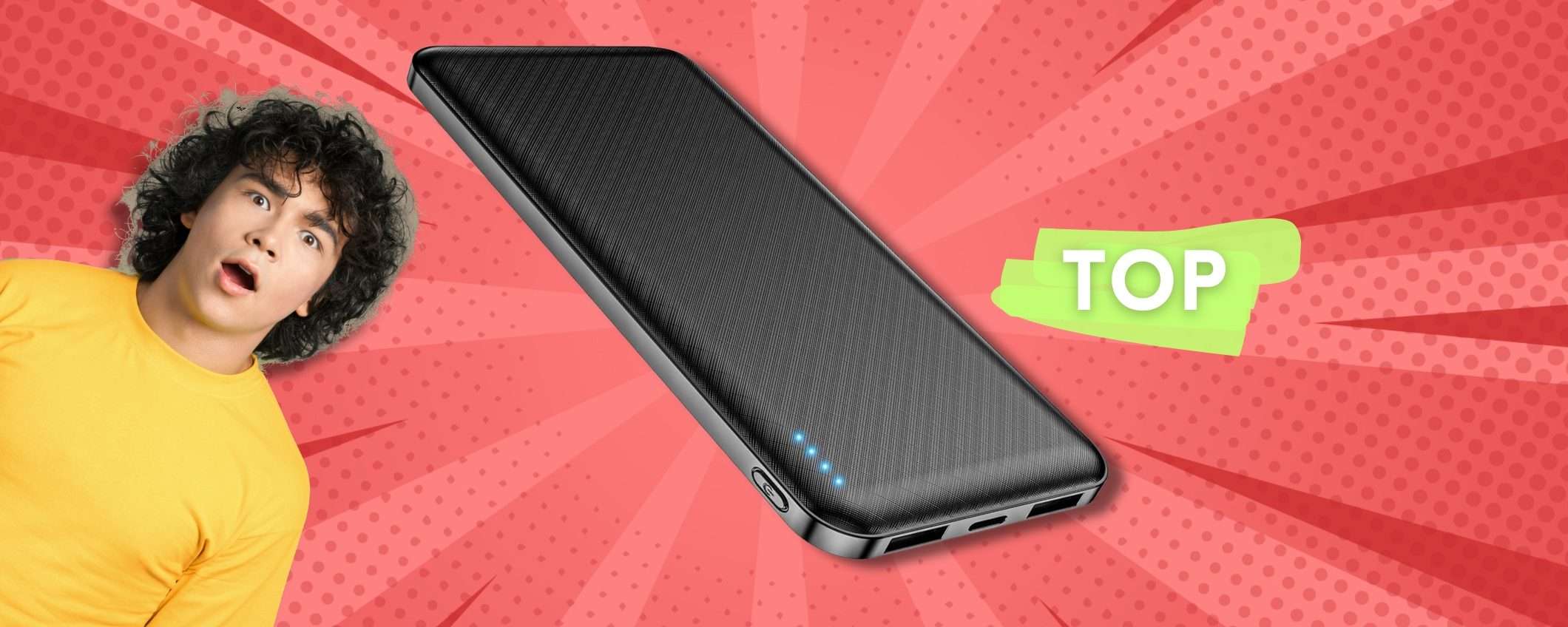Power Bank 10000mAh e ricarica rapida INDISPENSABILE: prezzo TOP Power Bank 10000mAh e ricarica rapida INDISPENSABILE: prezzo TOP