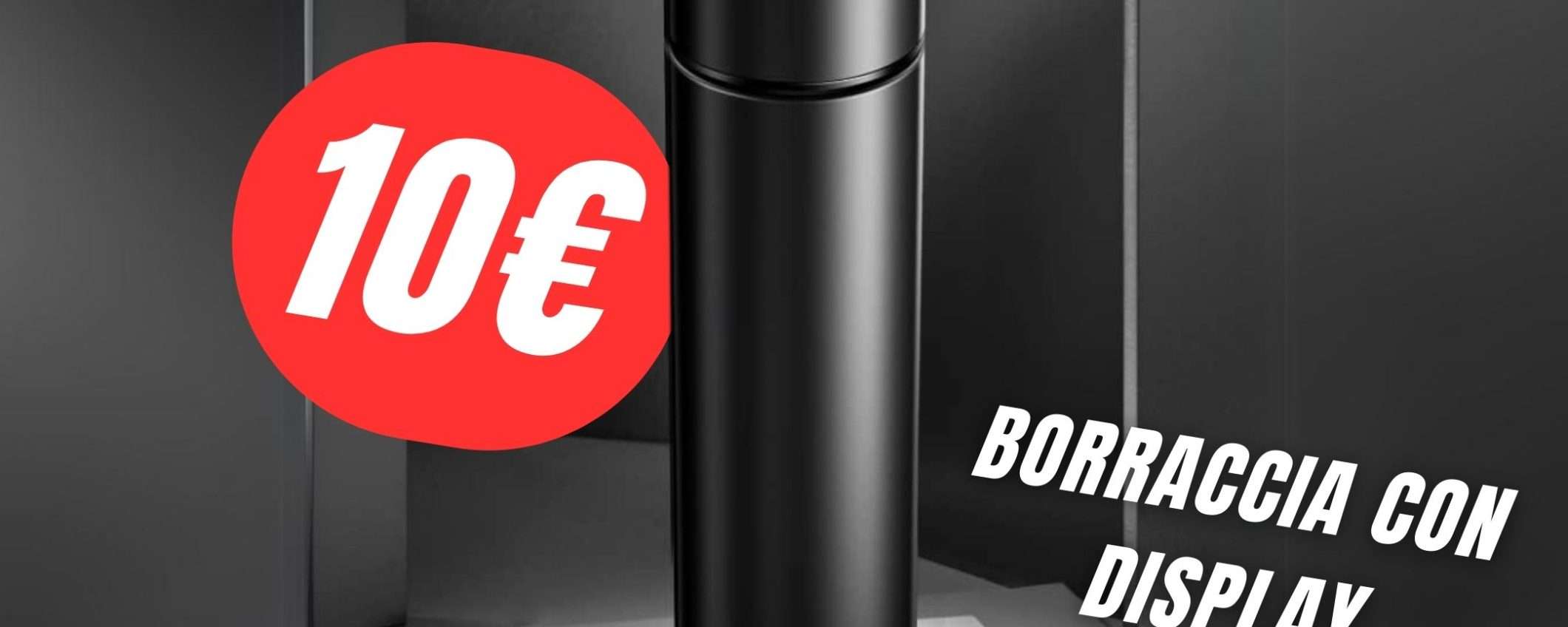 La Borraccia Termica con Display costa solo 10€ con il COUPON! La Borraccia Termica con Display costa solo 10€ con il COUPON!