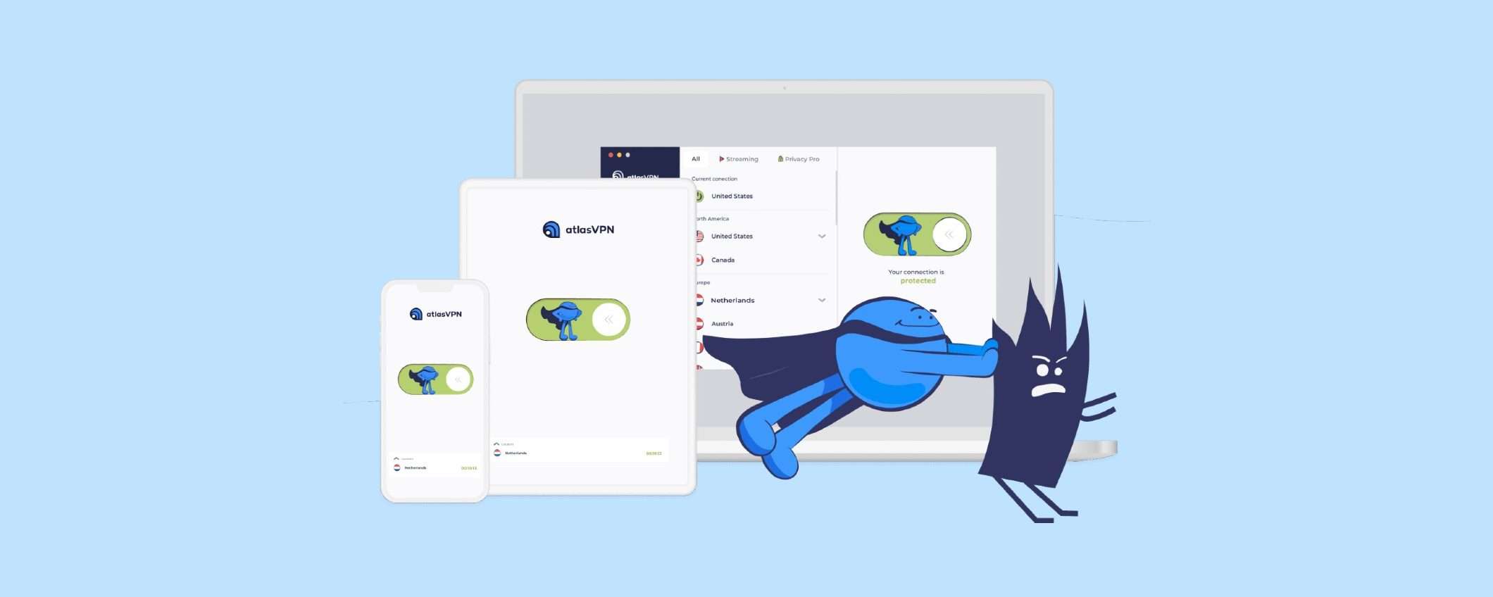 AtlasVPN: guarda i contenuti streaming anche all'Estero AtlasVPN: guarda i contenuti streaming anche all'Estero